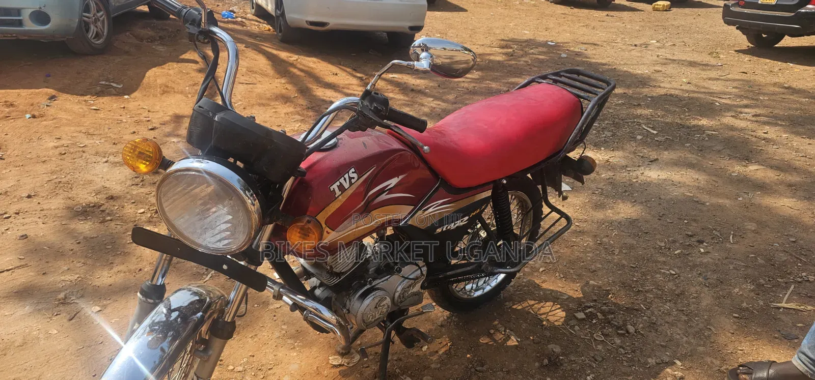 TVS XL 100 2018 Red