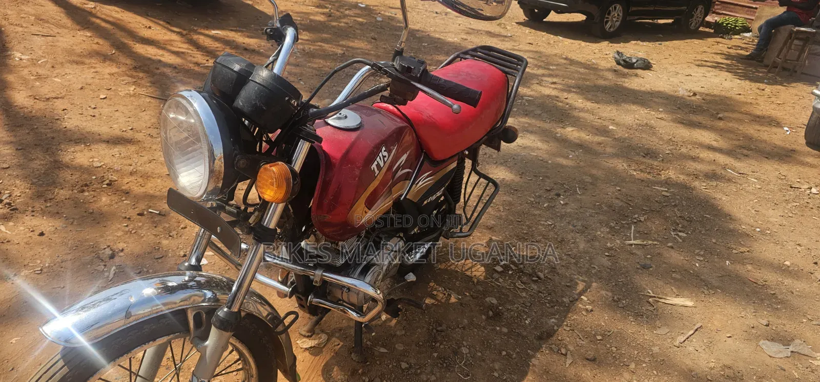 TVS XL 100 2018 Red
