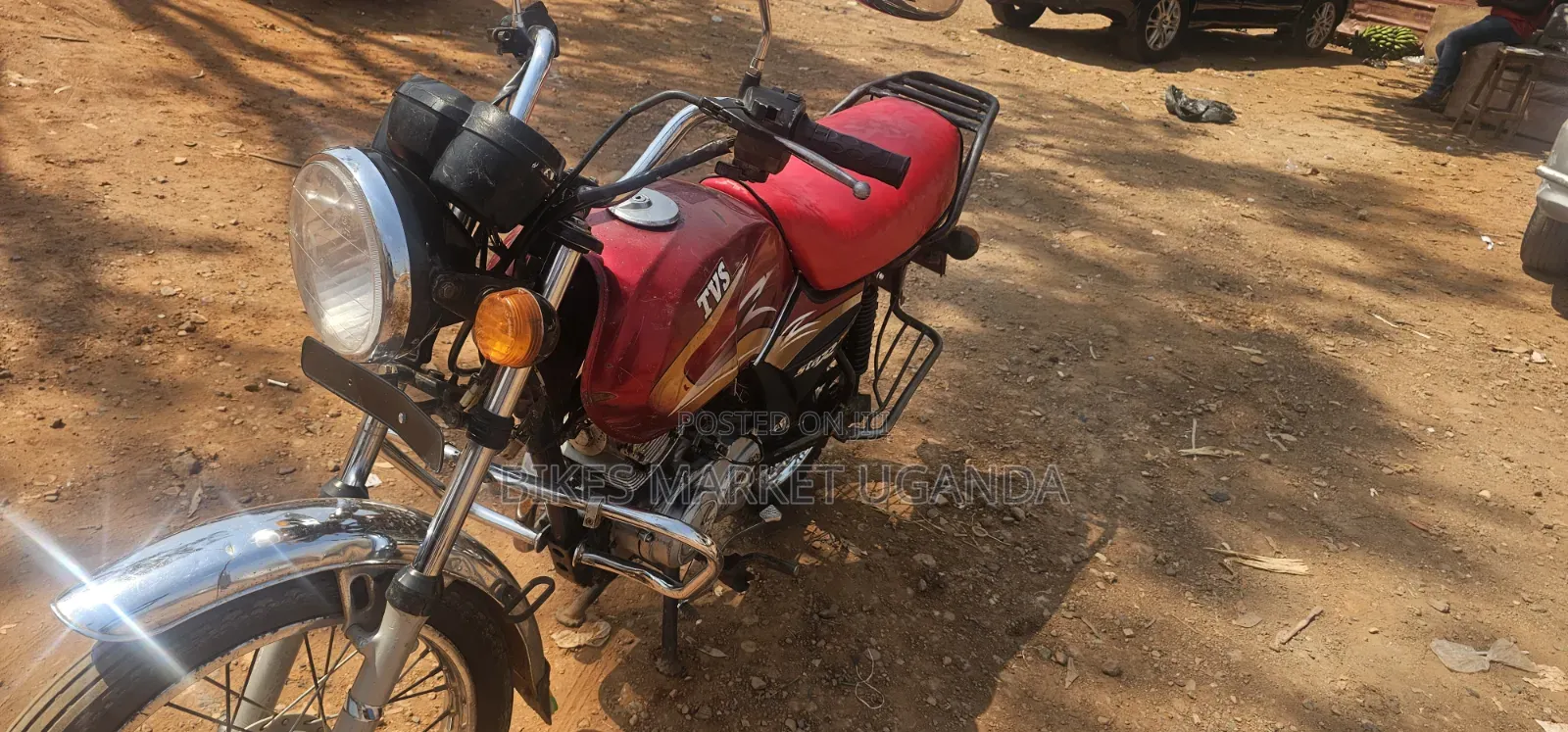 TVS XL 100 2018 Red