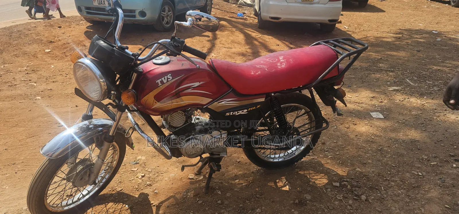 TVS XL 100 2018 Red