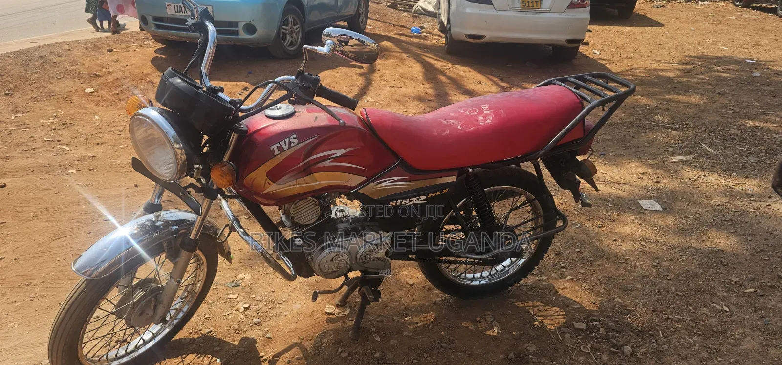 TVS XL 100 2018 Red