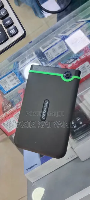 1tb External Hard Disk Transcend Shockproof Rugged 3layers