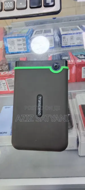 1tb External Hard Disk Transcend Shockproof Rugged 3layers