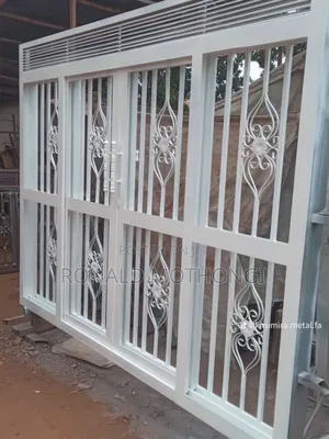 Main Doors With Solid Iron Wrought (Bars)