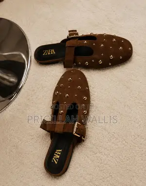 Suede Mules