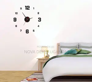 Modern Frameless Diy Wall Clock 3d Wall Clock for Living Room