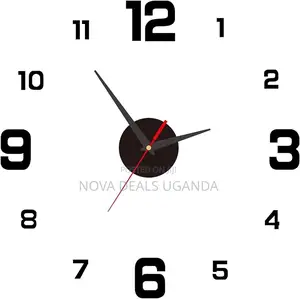 Modern Frameless Diy Wall Clock 3d Wall Clock for Living Room