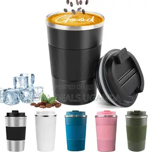 Insulated Travel Coffee Mug, Spillfreeportable Stainless Steel Tumbler