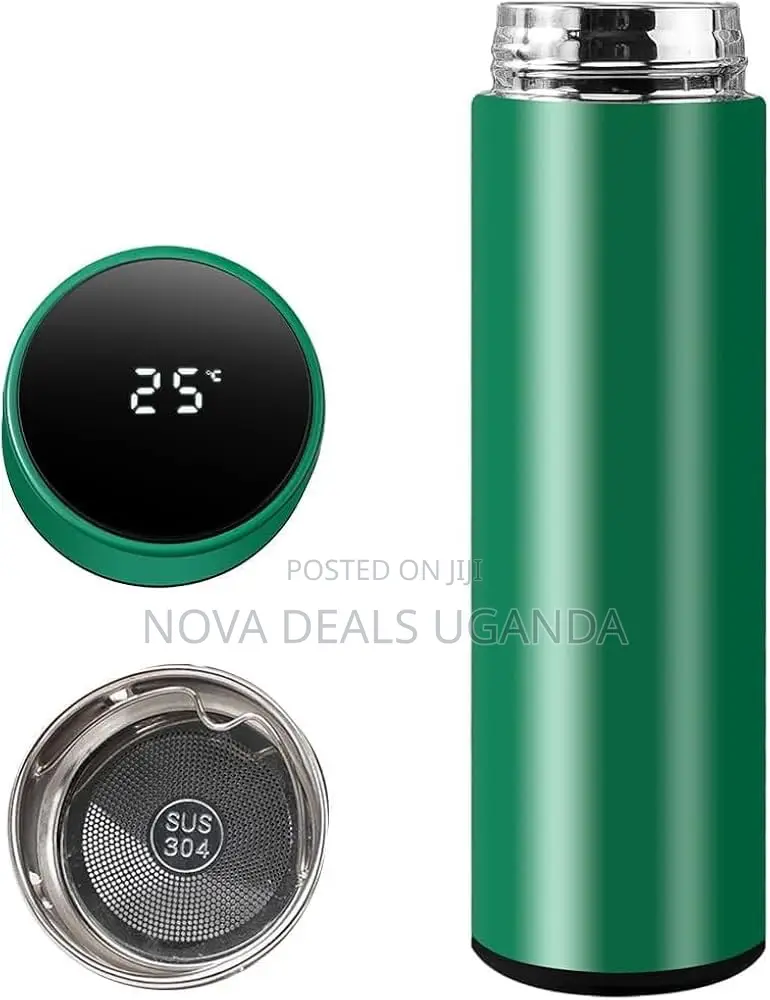 Smart Water Bottle, Stainless Steel Vacuum Flask With Smart LCD Touch