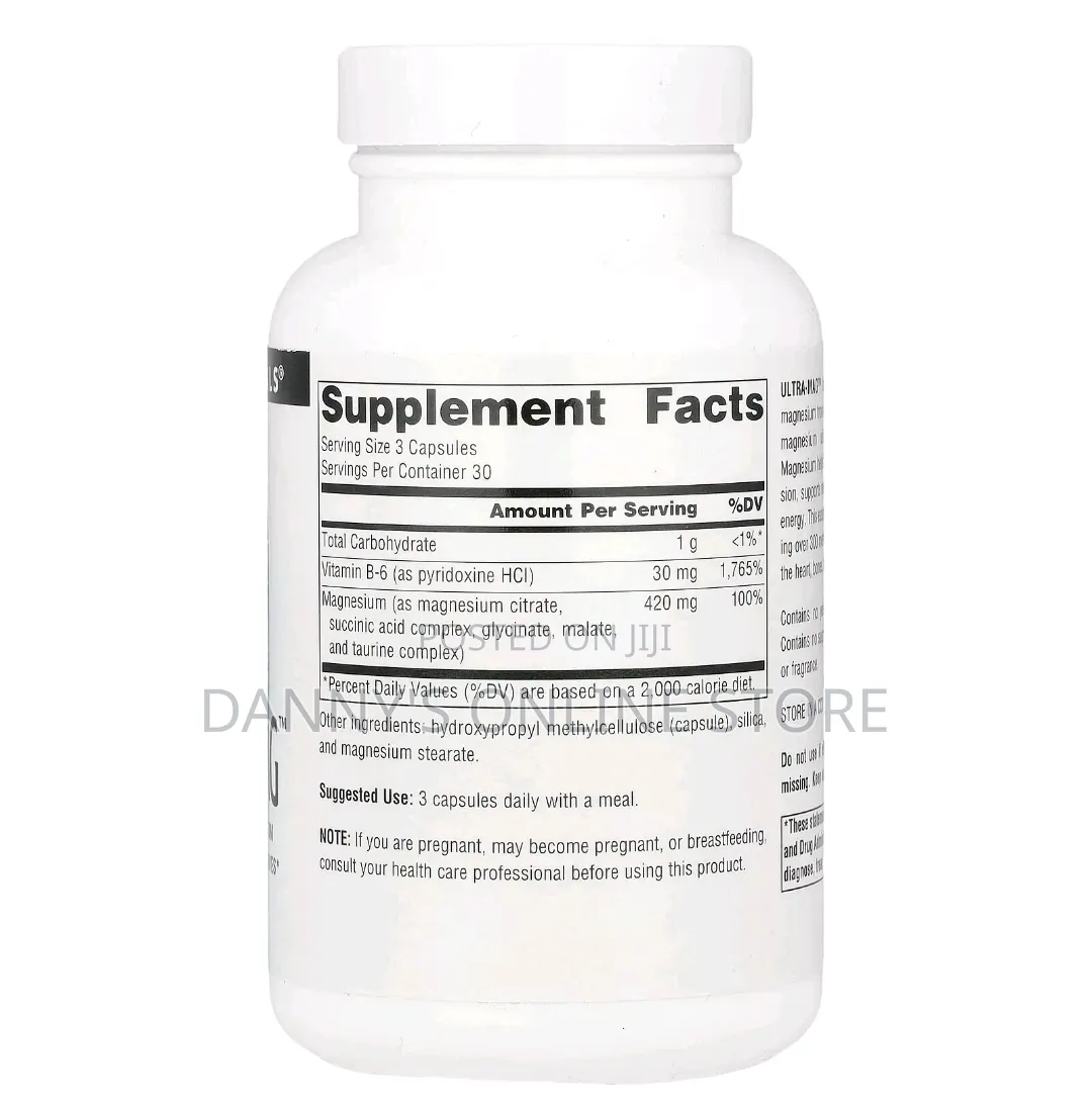 Magnesium, 5-in-1 Bioavalable, 90 Vegan Capsules.