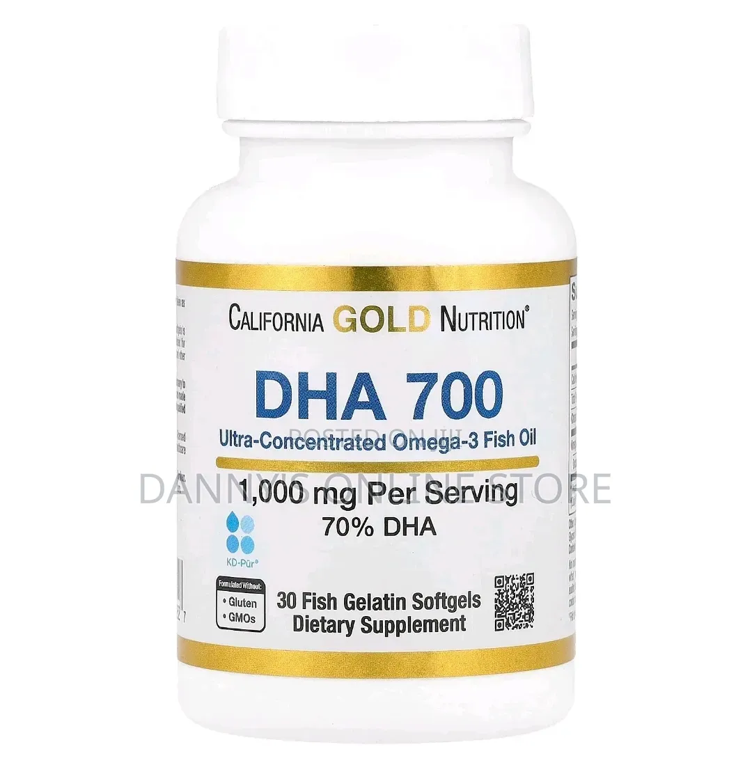 Dha 700mg Fish Oil, as Tg, Ultra Concentrated, 1000mg, 30 Softgels.