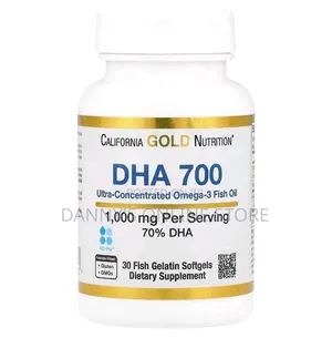 Dha 700mg Fish Oil, as Tg, Ultra Concentrated, 1000mg, 30 Softgels.