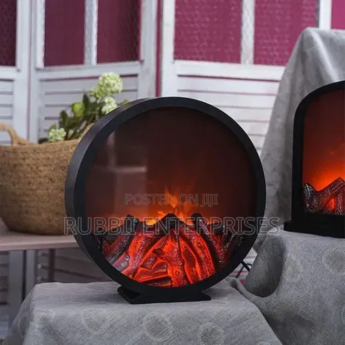 Led Fireplace Lantern ~ Circular