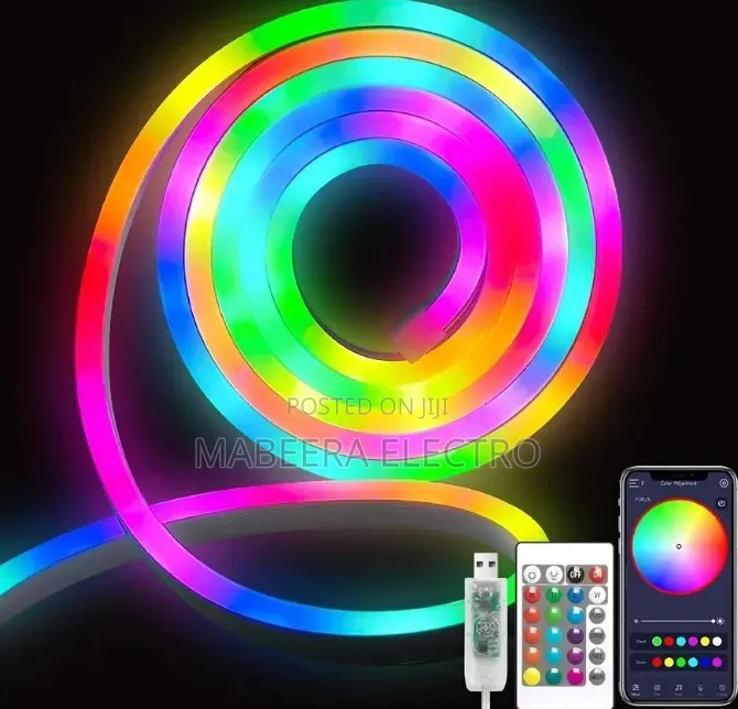 Led Neon Strip Light RGB 5m