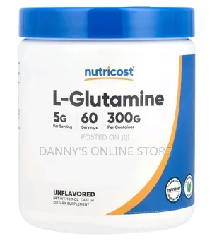 L-Glutamine, Unflavored, 5g, 60 Servings.