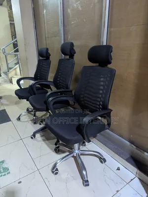 Mesh Back Headrest Office Chairs, Price for Each Piece
