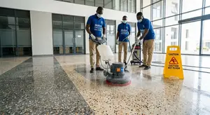 Terrazzo Cleaning, Scrubbing Polishing Services – Restore the Shine!
