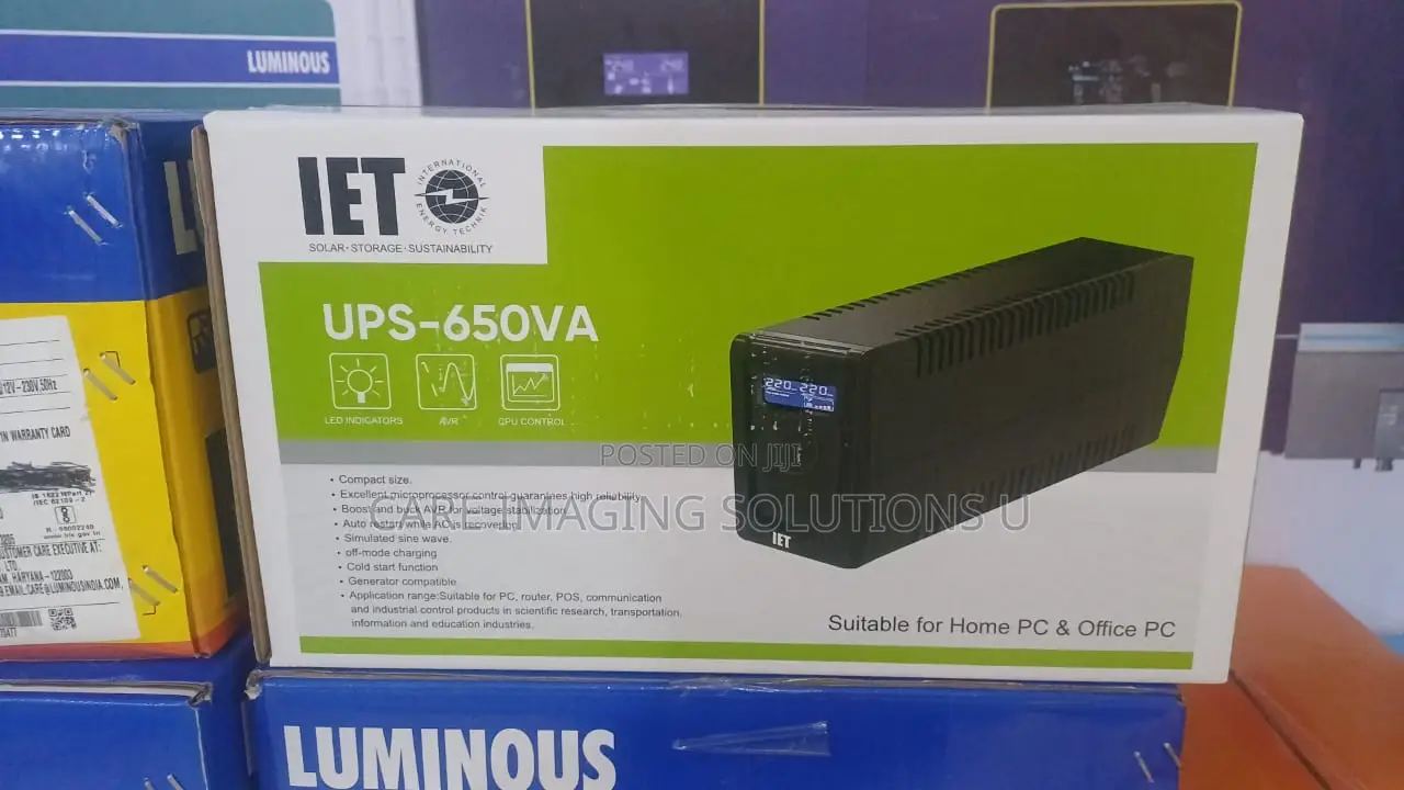 Ups 650 Va Iet Led Display