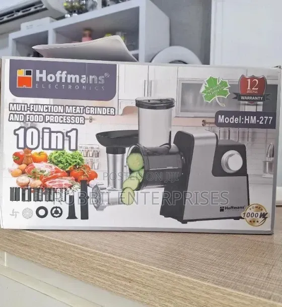 10-in-1 Multi-Function Meat Grinder and Food Processor ~ Hm277