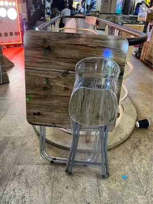 Folding Reading Table and Chair
