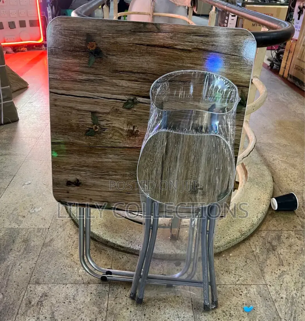 Folding Reading Table and Chair