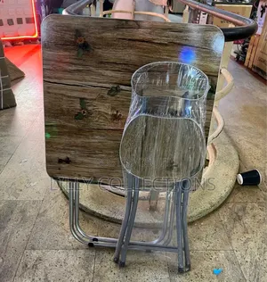 Folding Reading Table and Chair