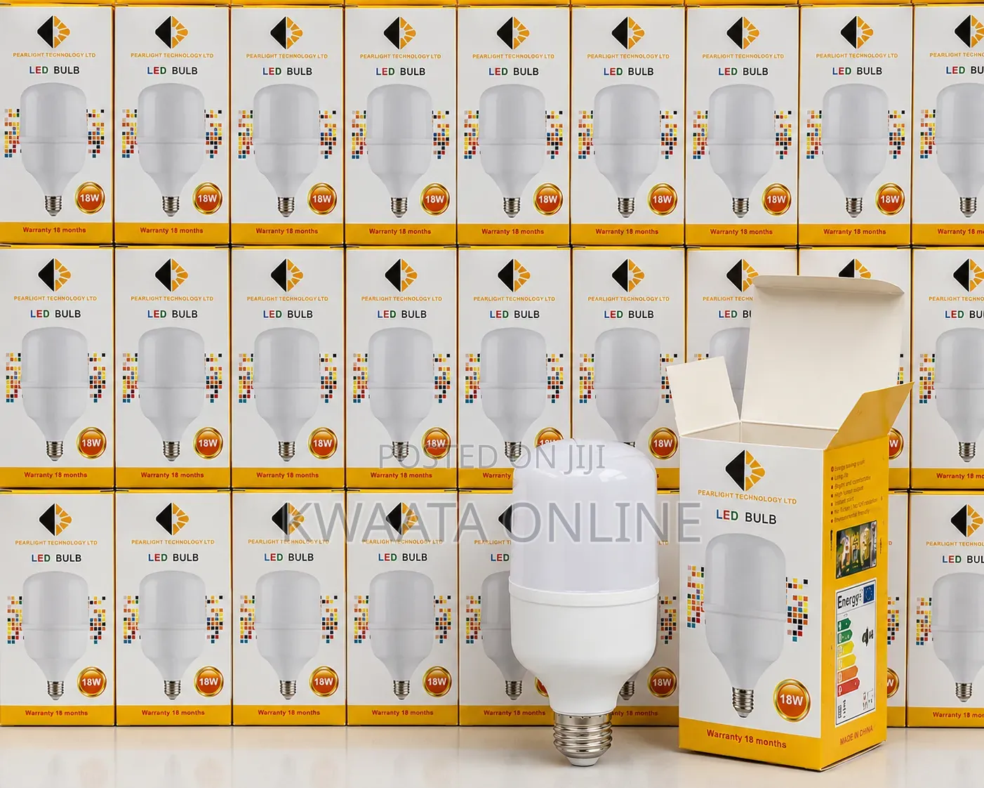 (60pc in Box) Pearlight 18w Led Bulb –Bright | Energy Saving | Light