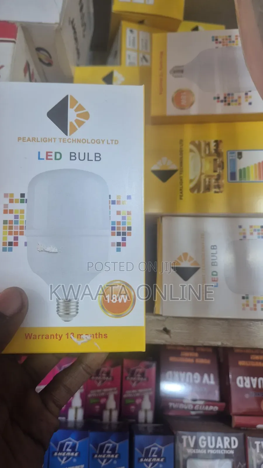 (60pc in Box) Pearlight 18w Led Bulb –Bright | Energy Saving | Light