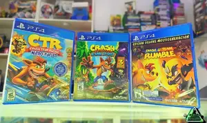 Crash Bandicoot. All Series Are Available on Ps4