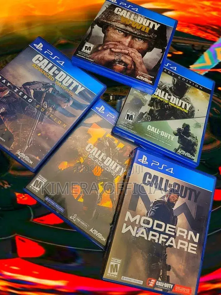 All Call of Duty Games on Ps4.