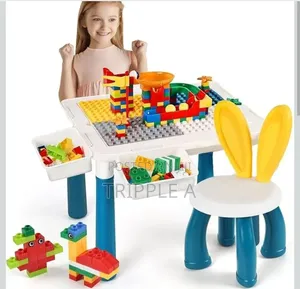 7 in 1 Kids Multifunction Activity Set With Two Chairs