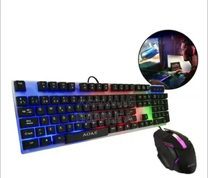 Glowing Gaming Key Board Mouse Combo