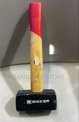 Club Hammer Tool Used for Demolition With a Black Steel Head]