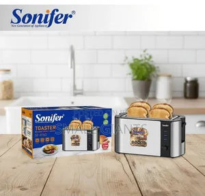 Sonifer Stainless Steel 4-Slice Toaster
