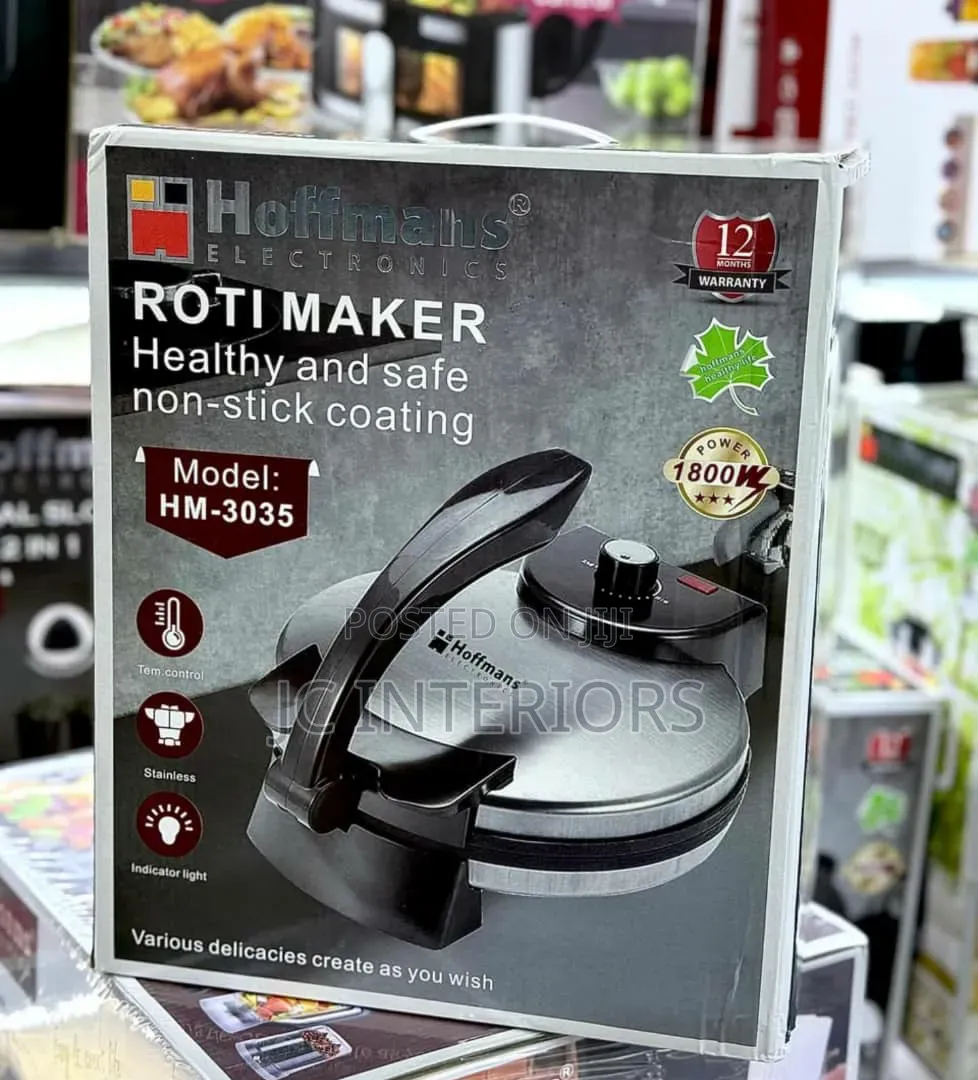 Hoffmans Roti / Chappati Maker Model Hm 3035, 1800w