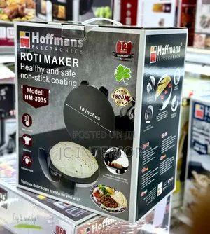 Hoffmans Roti / Chappati Maker Model Hm 3035, 1800w