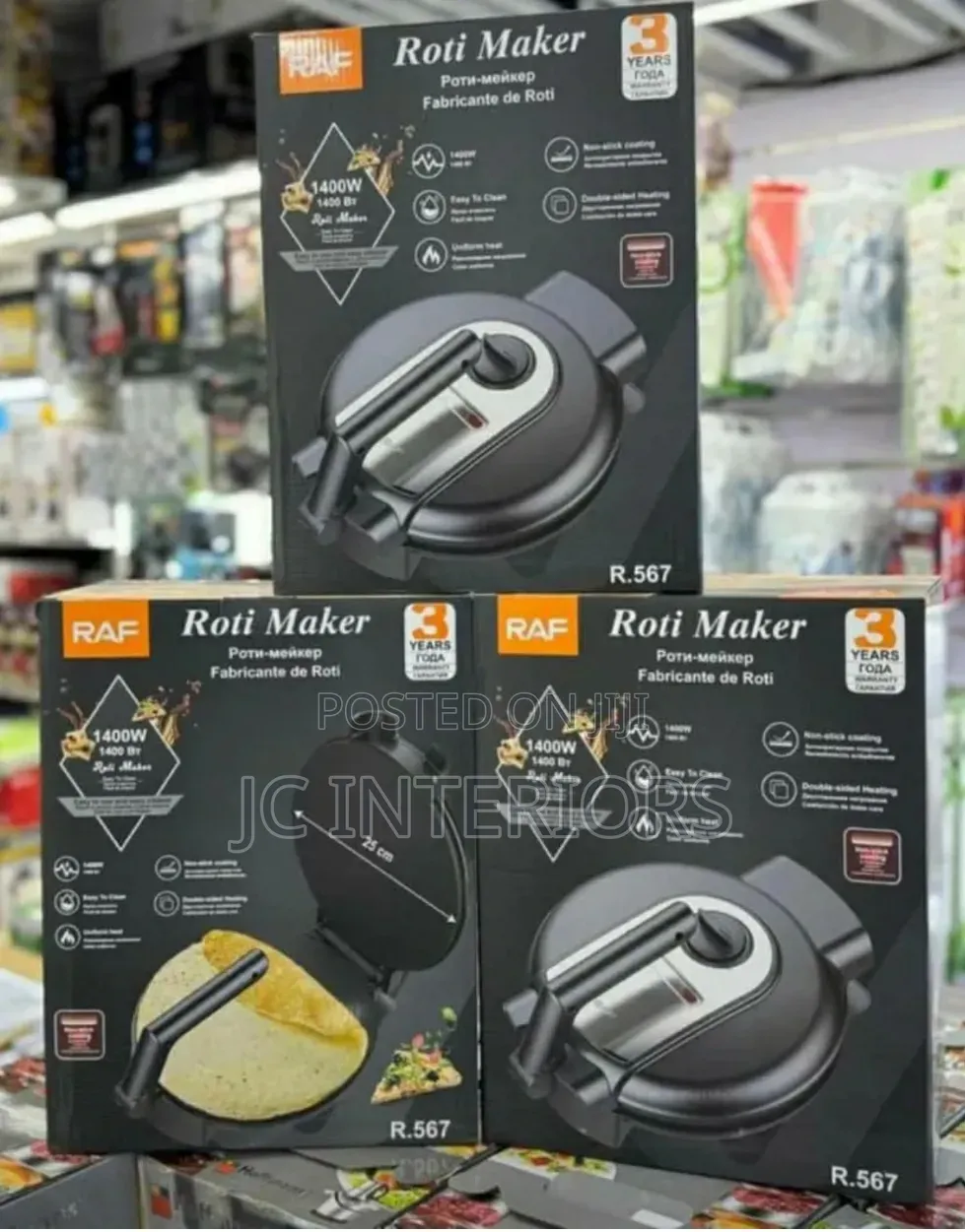 Raf Chappati/ Roti Maker Model R. 567 / 1400w