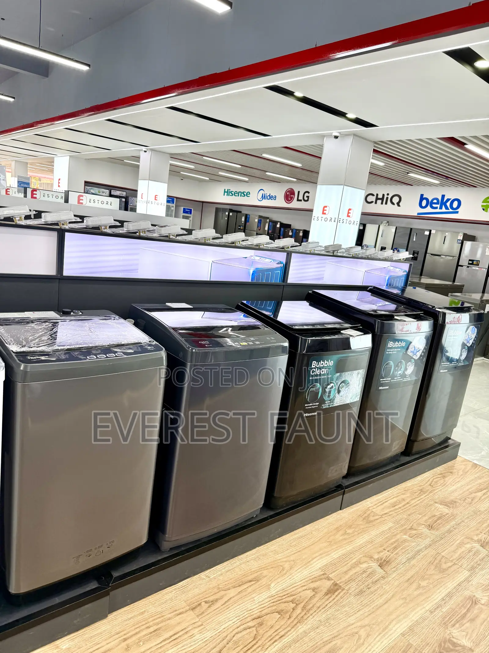 Hisense Top Loading Washung Machines 7 Upwards 256