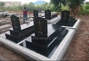 Professional Granite Grave Installation