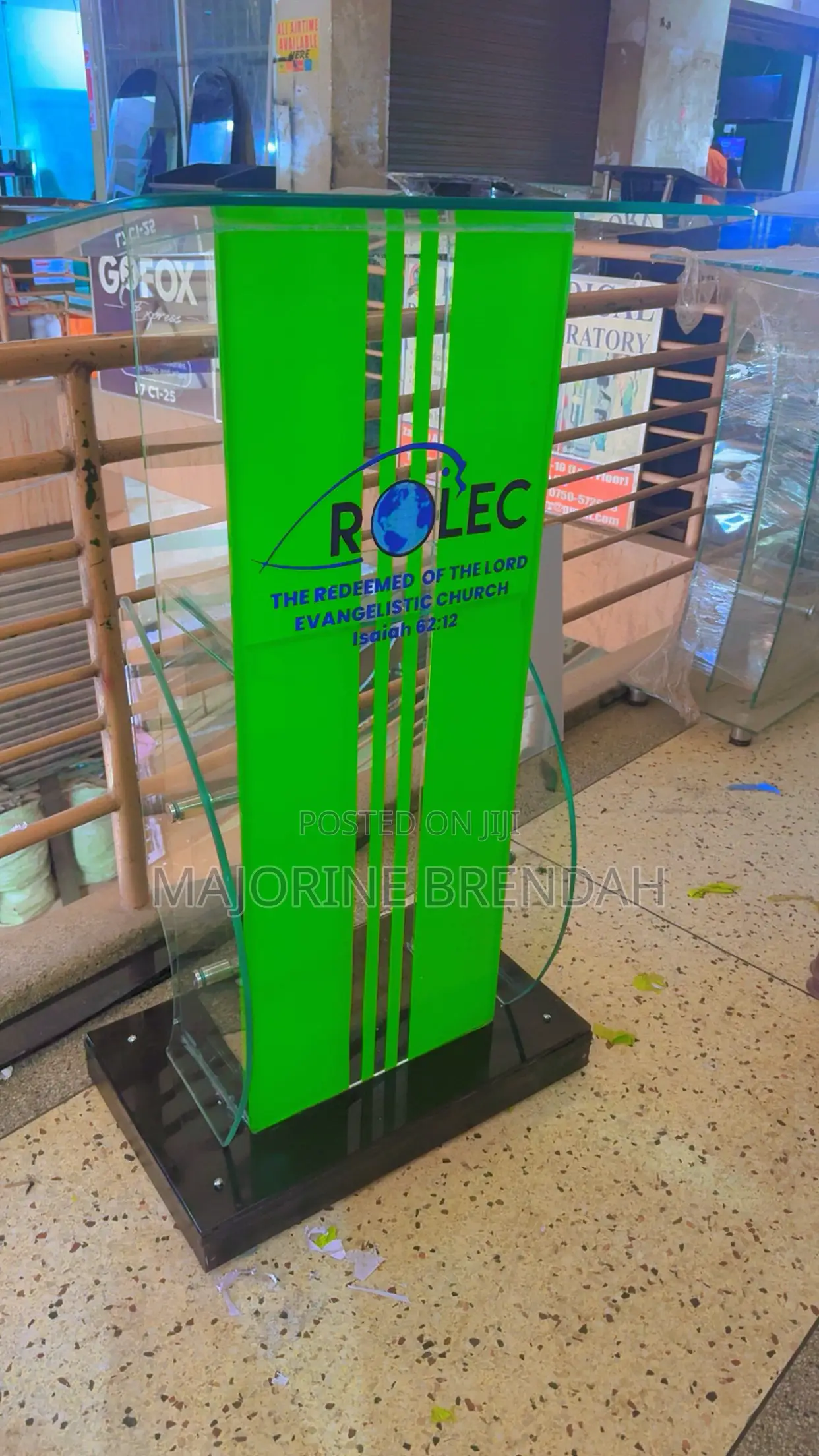 Forested Green Podium