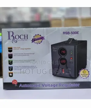Roch Rsb-500e Automatic Voltage Regulator 500w - Black