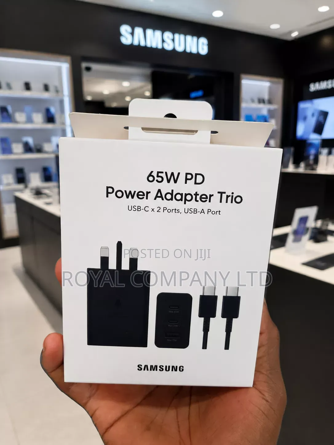 Samsung 65w Charger C-C Cable