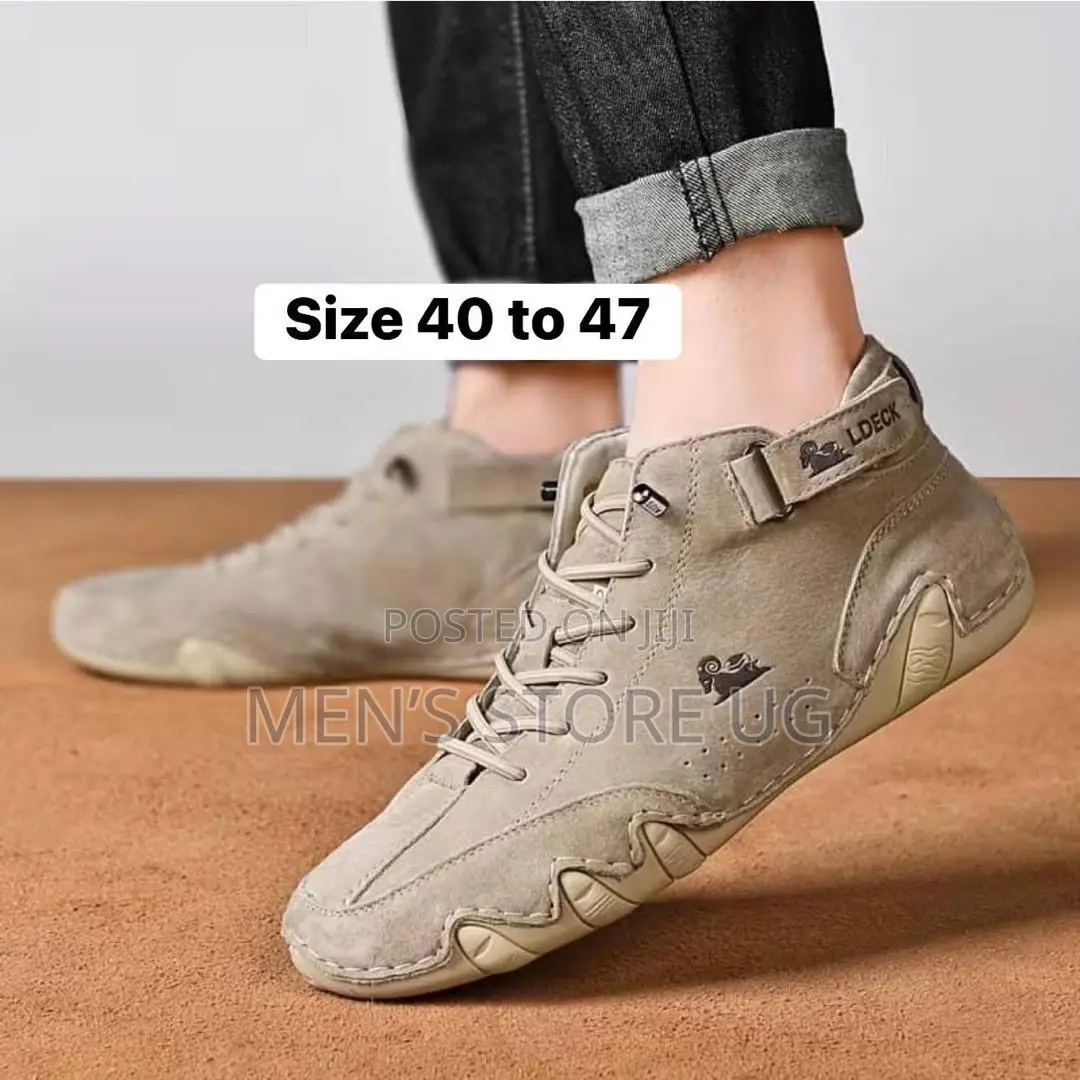 Men’S Classic Genuine Authentic Leather Simple Easy Shoes Boot Style