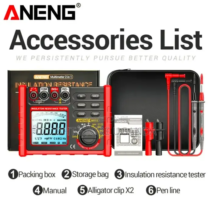 Aneng Mh15 Insulation Resistance Tester