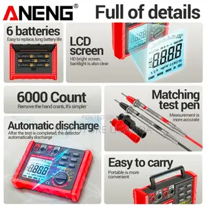 Aneng Mh15 Insulation Resistance Tester