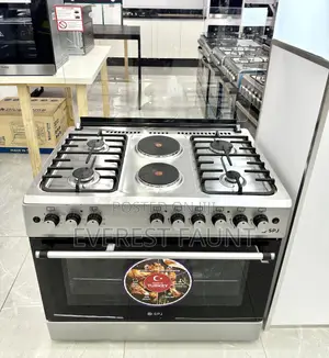 SPJ Cooker 90by 60 2 Gas 4 Electiv With Electric Oven