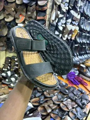 Ecco Premium Classic Authentic Leather Sandals Soft Leather and Hard