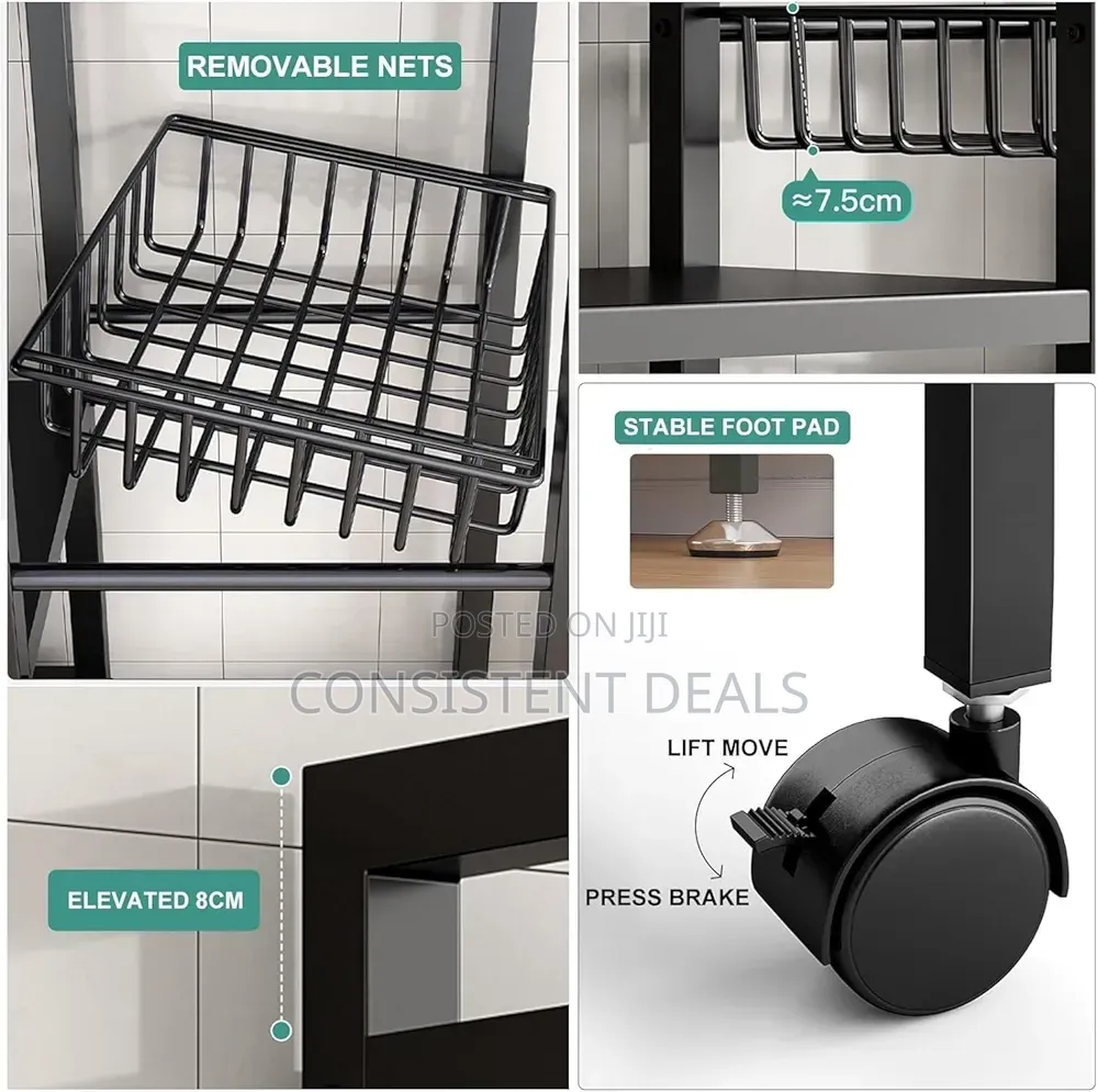 Kitchen Storage Cabinet With Wheels