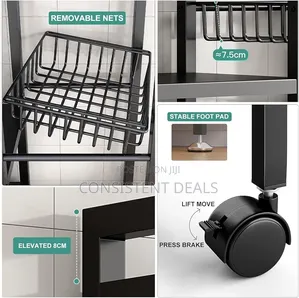 Kitchen Storage Cabinet With Wheels