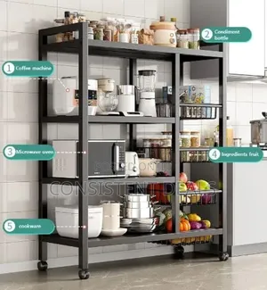 Kitchen Storage Cabinet With Wheels